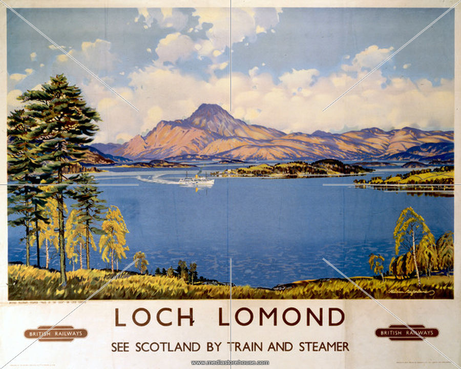 Image for Loch Lomond Railway Print
